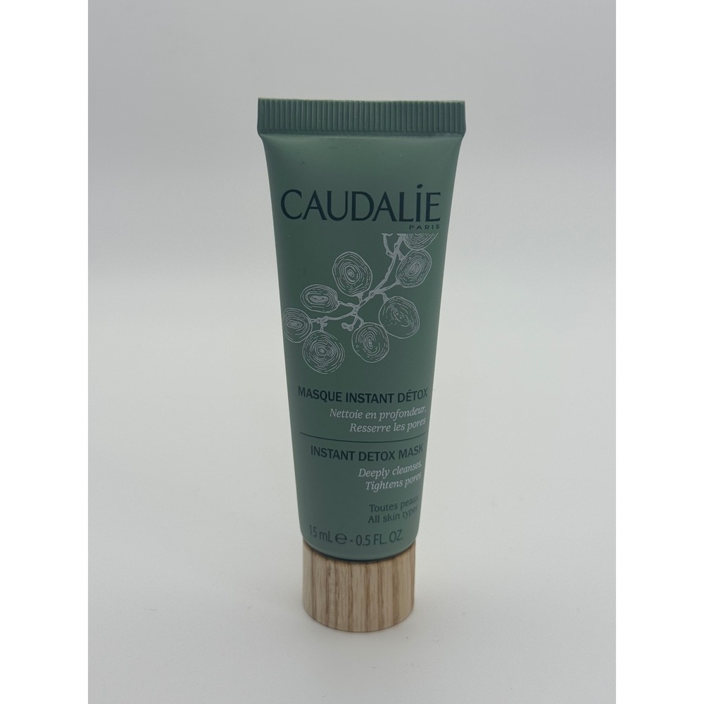 NEW & SEALED Caudalie Instant Detox Mask Travel Size 0.5 Fl. oz/15ml